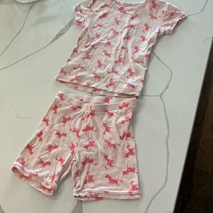 GAP Pink unicorn Kids Pajama Set
